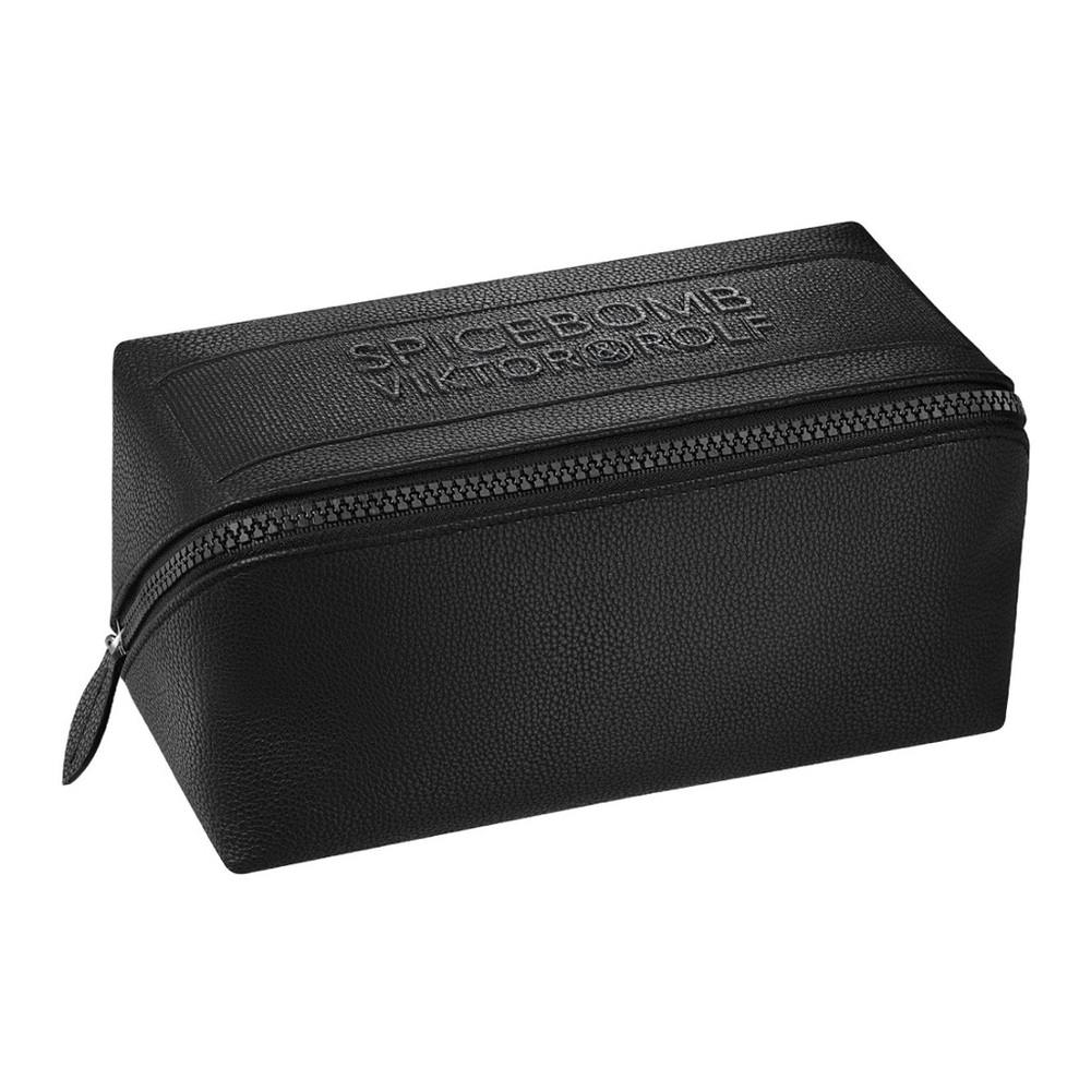 Viktor & Rolf Black Toiletry Bag Minimalist Design